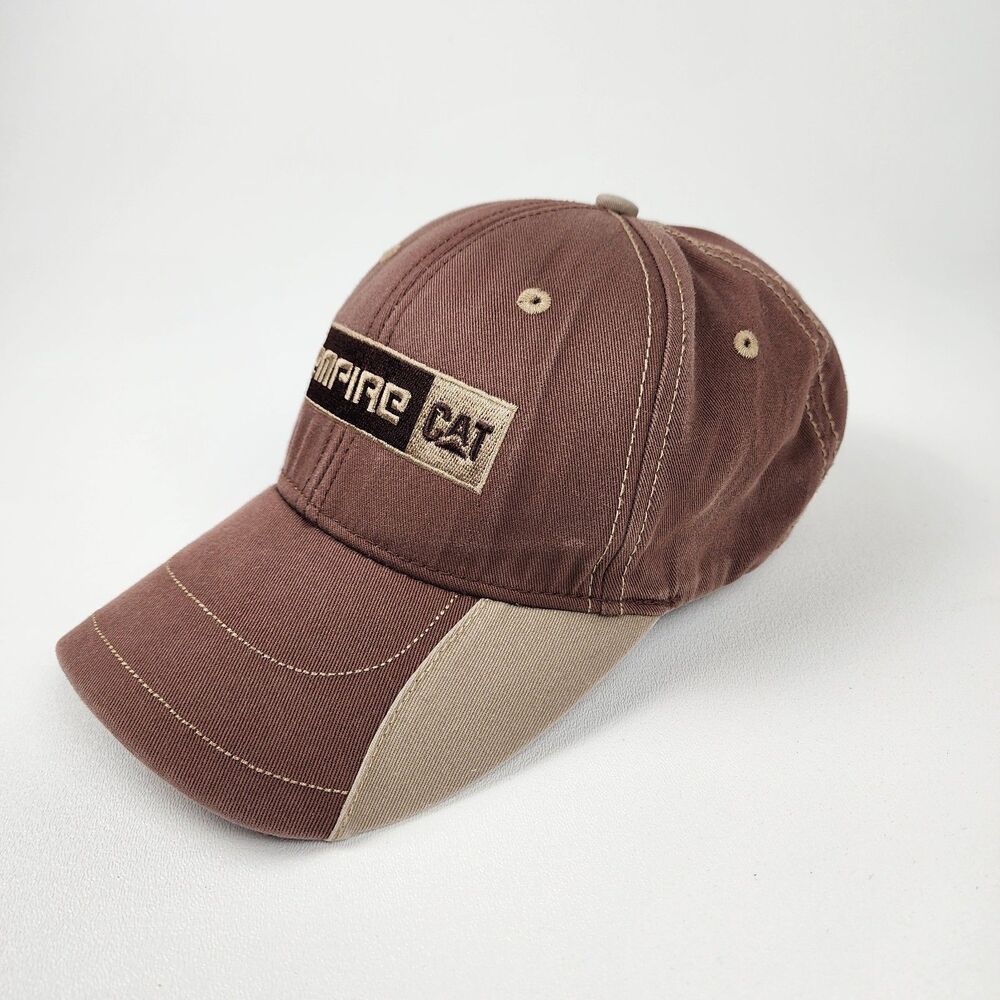 CAT Empire CAT Training Institute Hat Brown Construction Equipment Adjustable